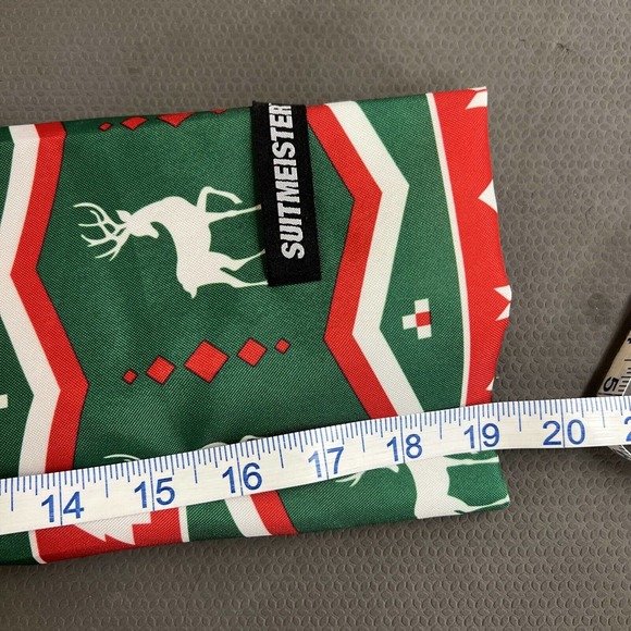 Suitmeister Christmas Mens Suit Blazer Tie Pants Sizes Lg/XL NWT Red, Green, Wht - Picture 8 of 15